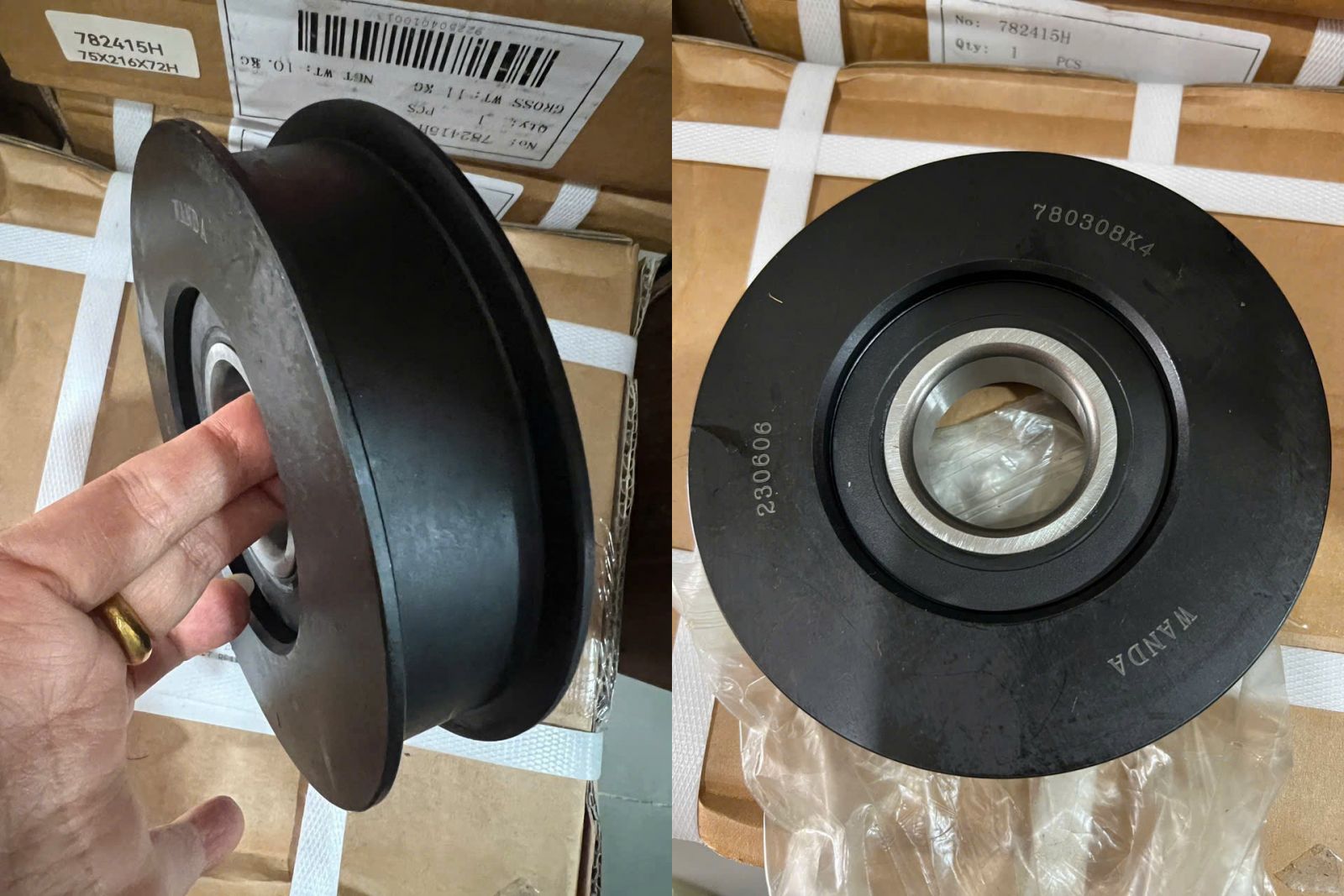 Bề mặt màu đen của vòng bi WANDA là lớp xử lý Black Oxide, không phải gỉ sét.