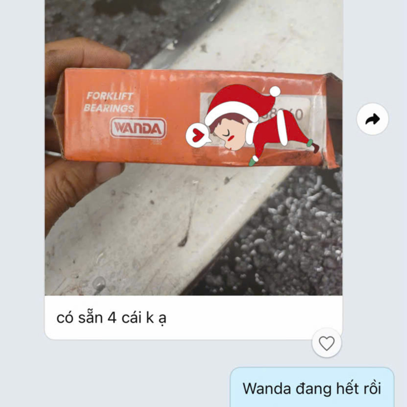 Nhu cầu tăng cao khiến một số mã vòng bi WANDA giảm tồn kho nhanh
